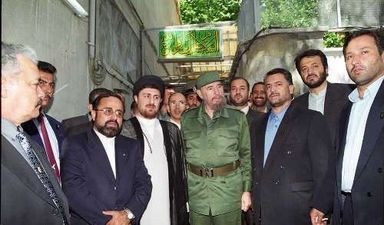 تصاویر فیدل کاسترو با رهبر انقلاب، روحانی، هاشمی و دیگران