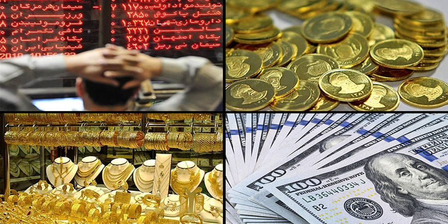ردپای بورس در بازار دلار / قیمت سکه جان گرفت