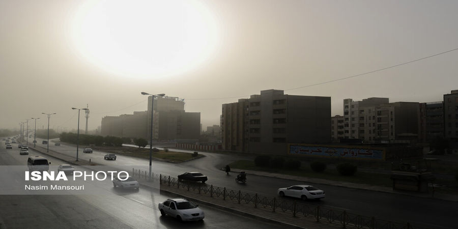 گرد و خاک در اهواز +تصاویر