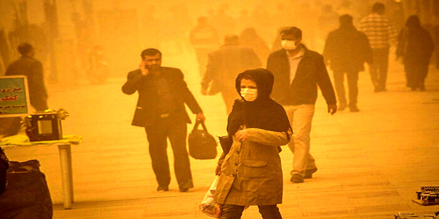 شدت ریزگردها مردم این استان را بیمارستانی کرد