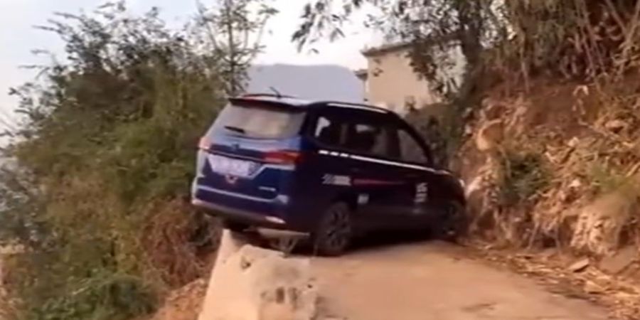 این راننده از جان خود سیر شد + فیلم