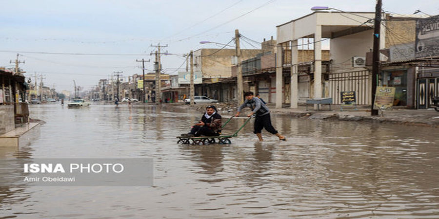 اهواز را آب برد!+تصاویر