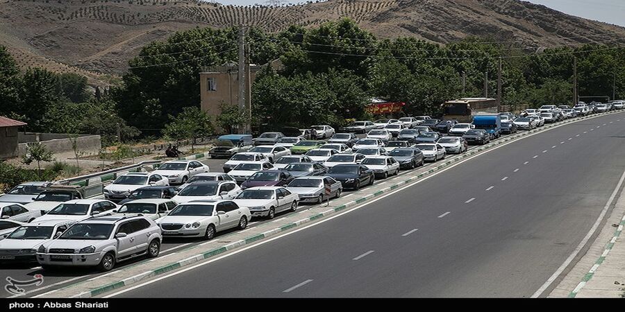 جاده چالوس یکطرفه شد