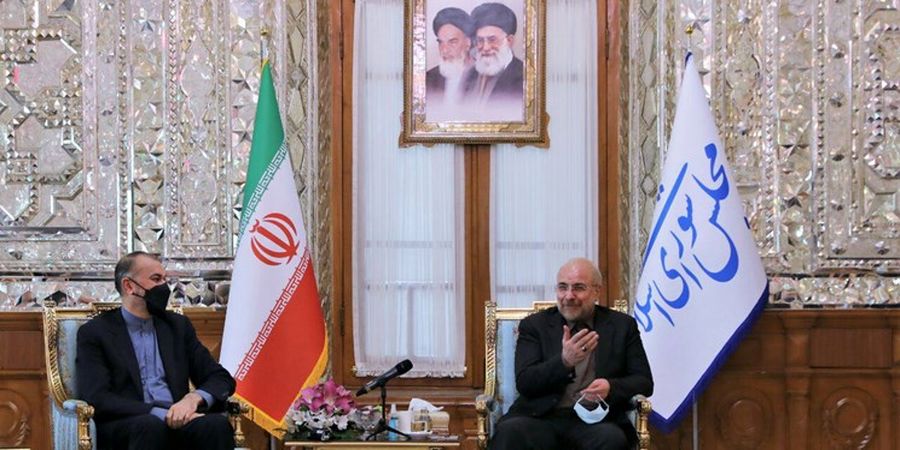 دیدار نوروزی امیرعبداللهیان با قالیباف و محسنی اژه ای